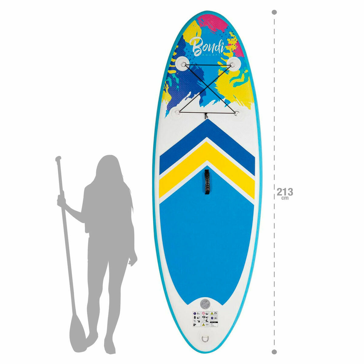 Placă gonflabilă de paddle surf cu accesorii John Toys - Sport și în aer liber, Sporturi acvatice