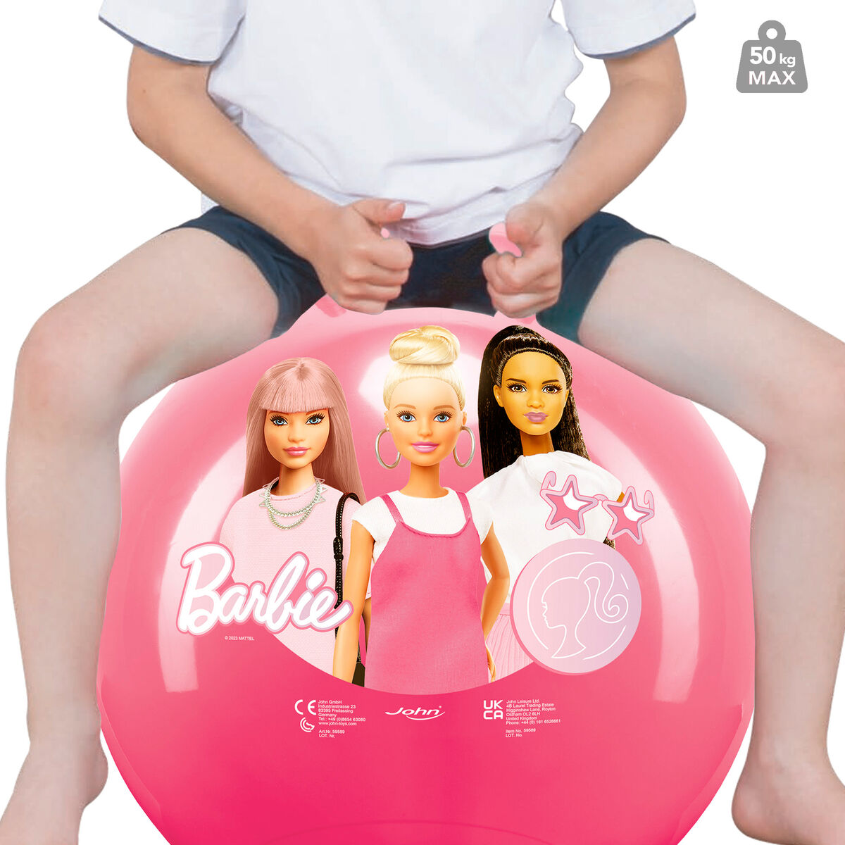 Mingea de sărituri Barbie Roz - Sport și în aer liber, Sporturi recreative