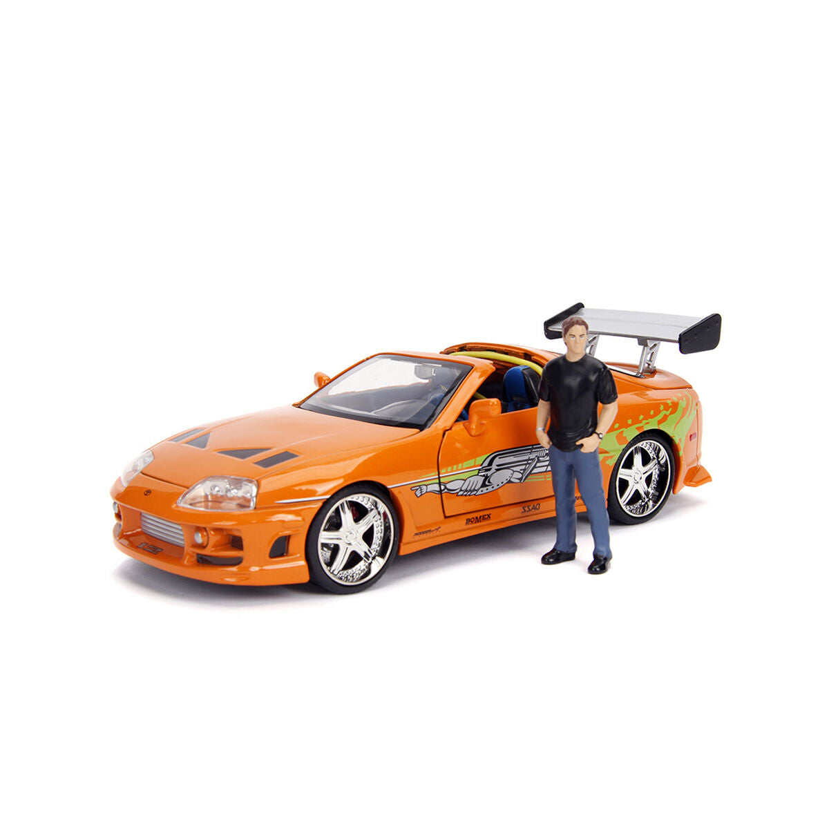 Playset Fast & Furious Brian & Toyota Supra 2 Piese - Jucarii si jocuri, Păpuși și figurine