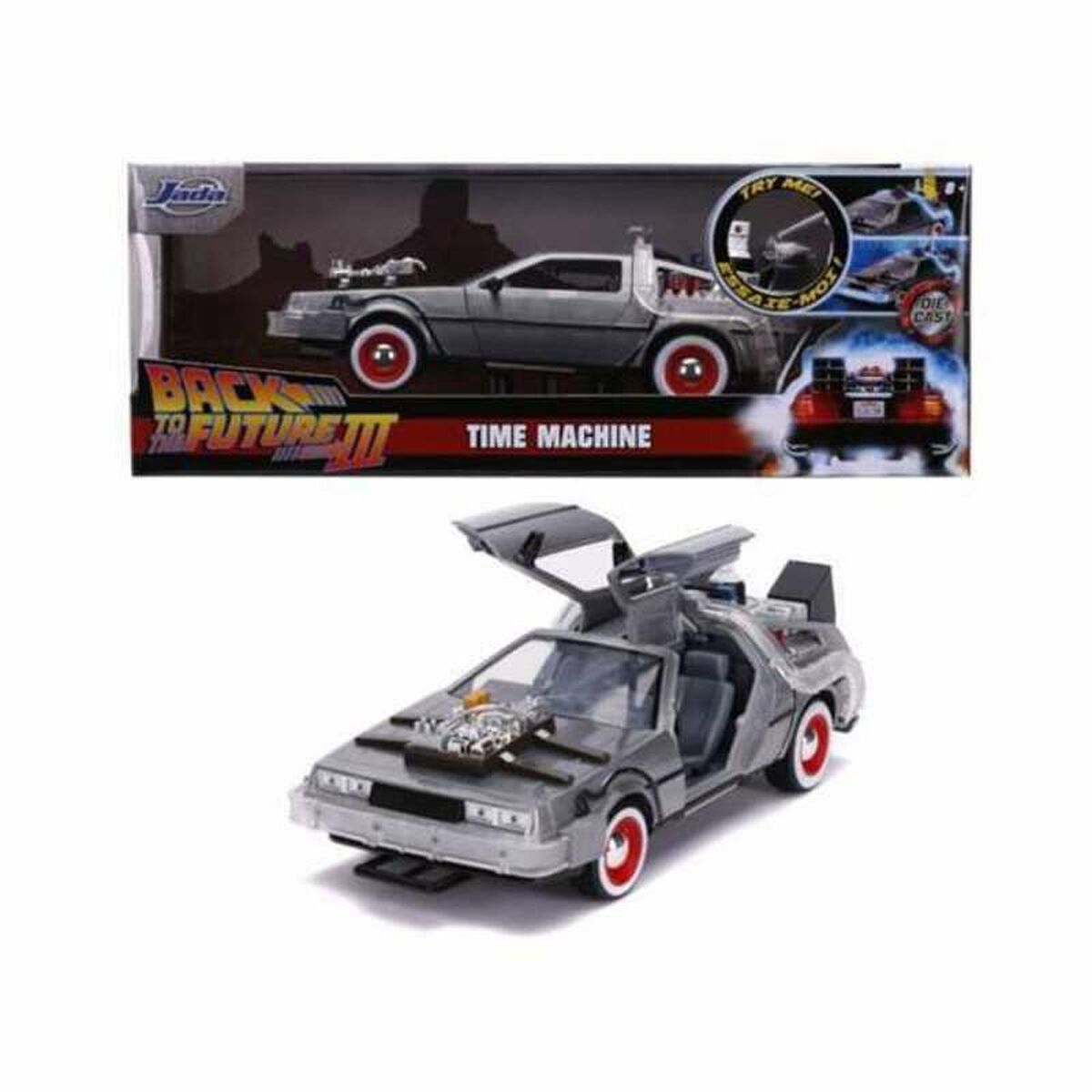 Mașină DeLorean Back to the Future III Simba 253255027 1:24 - Jucarii si jocuri, Vehicule