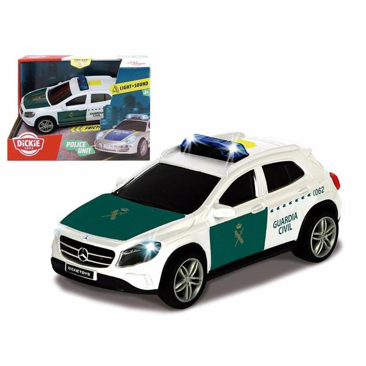 Mașină Smoby Guardia Civil Mercedes Clase A 15 cm - Jucarii si jocuri, Vehicule