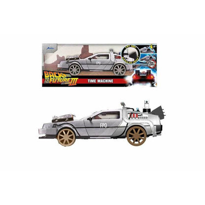 Mașină Smoby DeLorean - Back to the Future III 1885 1:24 - Jucarii si jocuri, Vehicule