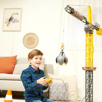 Macara de jucărie Smoby Mighty Crane Control radio Galben Gri - Jucarii si jocuri, Vehicule