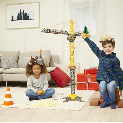 Macara de jucărie Smoby Mighty Crane Control radio Galben Gri - Jucarii si jocuri, Vehicule