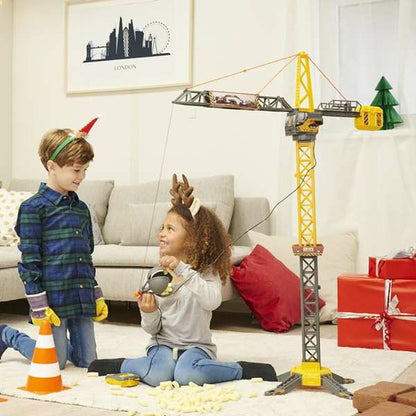 Macara de jucărie Smoby Mighty Crane Control radio Galben Gri - Jucarii si jocuri, Vehicule