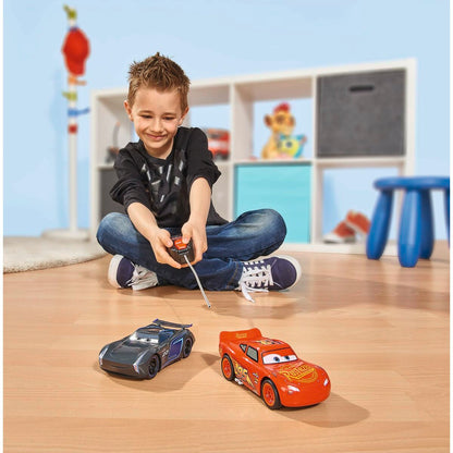 Mașinuță RC Fulger McQueen (Lightning McQueen), Disney Pixar Cars, 1:32, 27 MHz, Jada Toys, 4+ Ani - Jucarii si jocuri, Imitații de jocuri