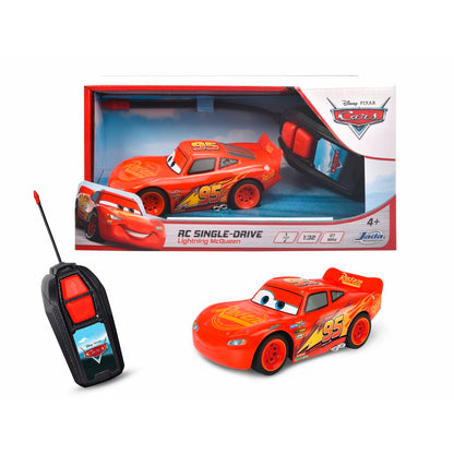 Mașinuță RC Fulger McQueen (Lightning McQueen), Disney Pixar Cars, 1:32, 27 MHz, Jada Toys, 4+ Ani - Jucarii si jocuri, Imitații de jocuri