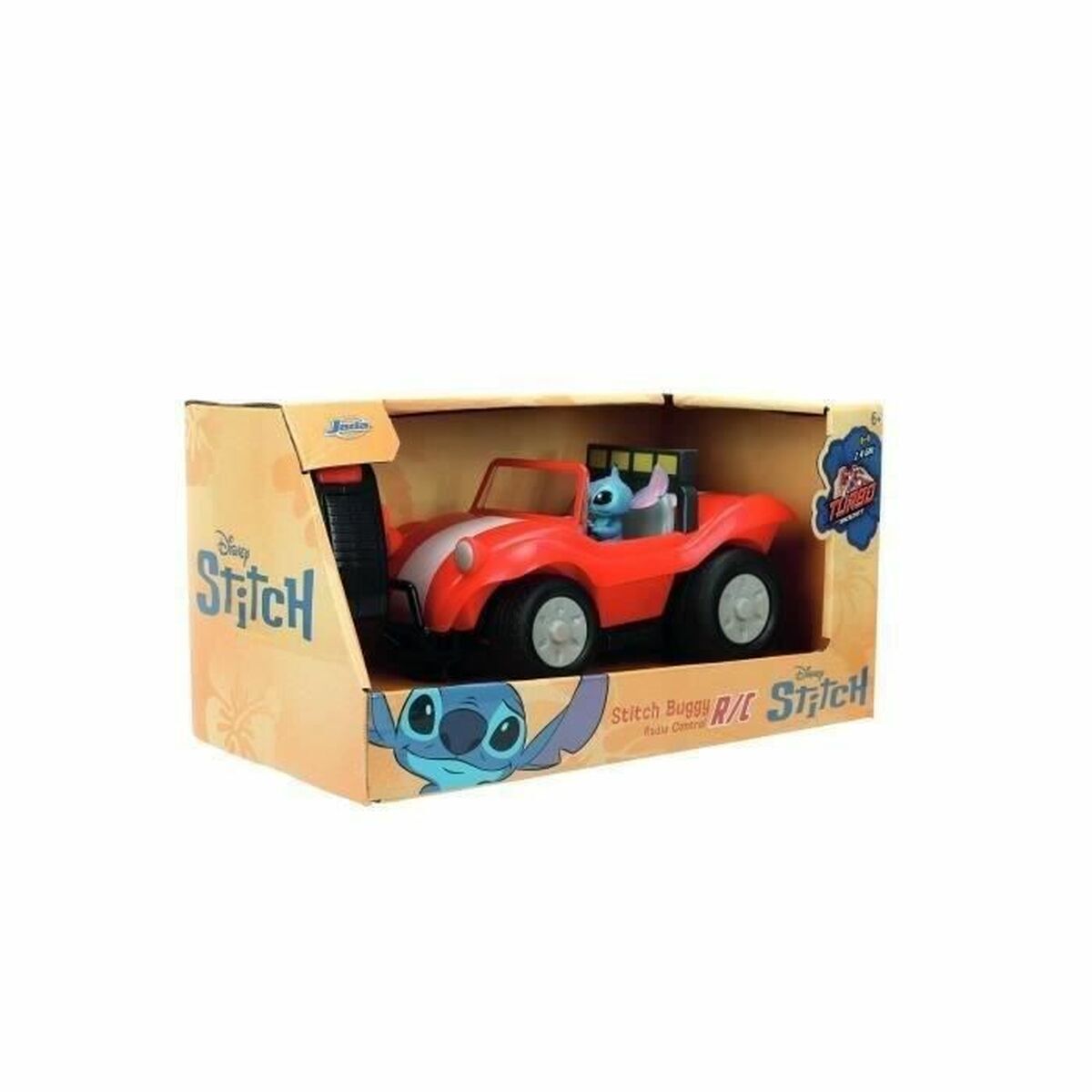 Mașină Buggy RC Disney Stitch, Telecomandă 2.4 GHz, Funcție Turbo, Jada Toys, 6+ Ani - Jucarii si jocuri, Imitații de jocuri