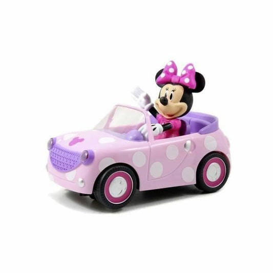 Mașinuță Minnie Mouse Roadster cu Telecomandă, Jada Toys, 2.4 GHz, Roz, 3+ Ani - Jucarii si jocuri, Vehicule