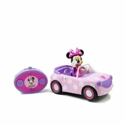 Mașinuță Minnie Mouse Roadster cu Telecomandă, Jada Toys, 2.4 GHz, Roz, 3+ Ani - Jucarii si jocuri, Vehicule