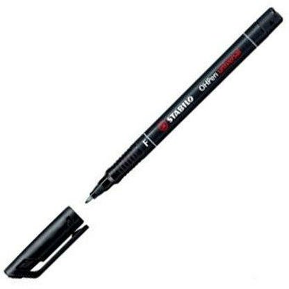 Marker permanent Stabilo OHPEN UNIVERSAL Negru 0,7 mm 10 Piese (25 Unități) - Birou și papetărie, Pixuri, creioane și articole de scris