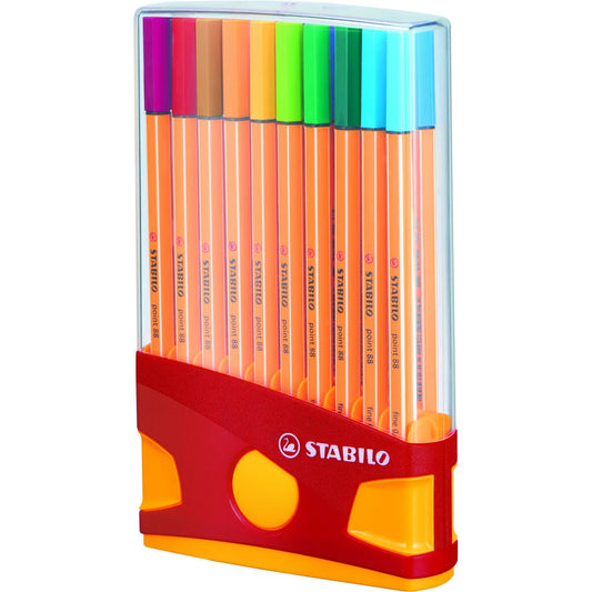 Set de Carioci Stabilo POINT 88 Multicolor 20 Piese (5 Unități) - Birou și papetărie, Pixuri, creioane și articole de scris