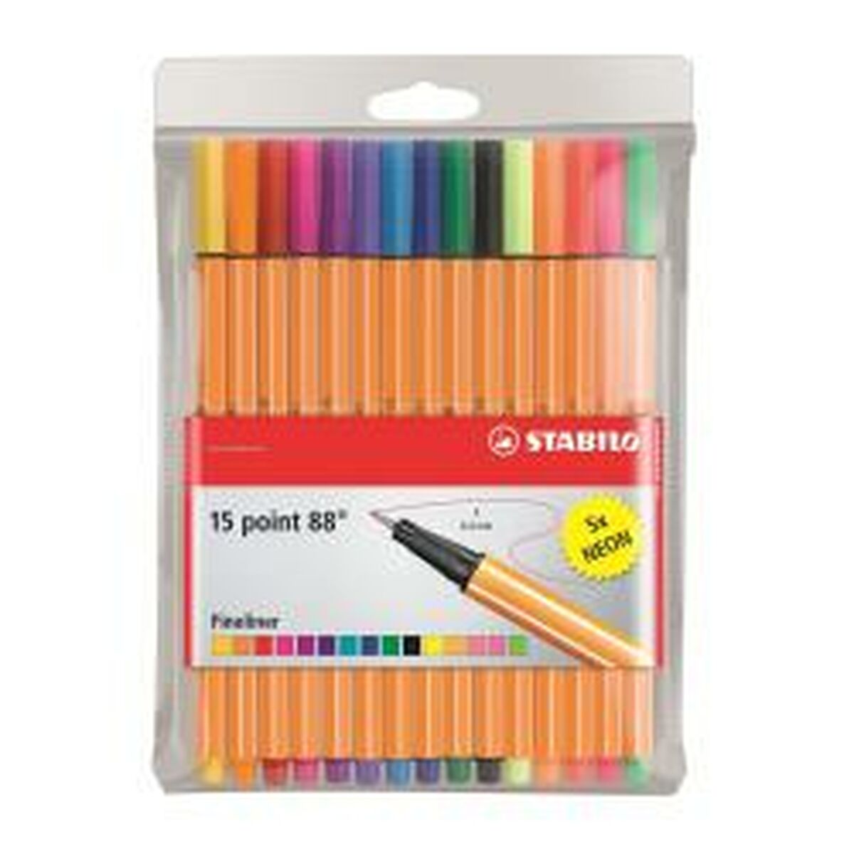 Set de Carioci Stabilo 8815-1 Multicolor (15 Piese) - Birou și papetărie, Pixuri, creioane și articole de scris