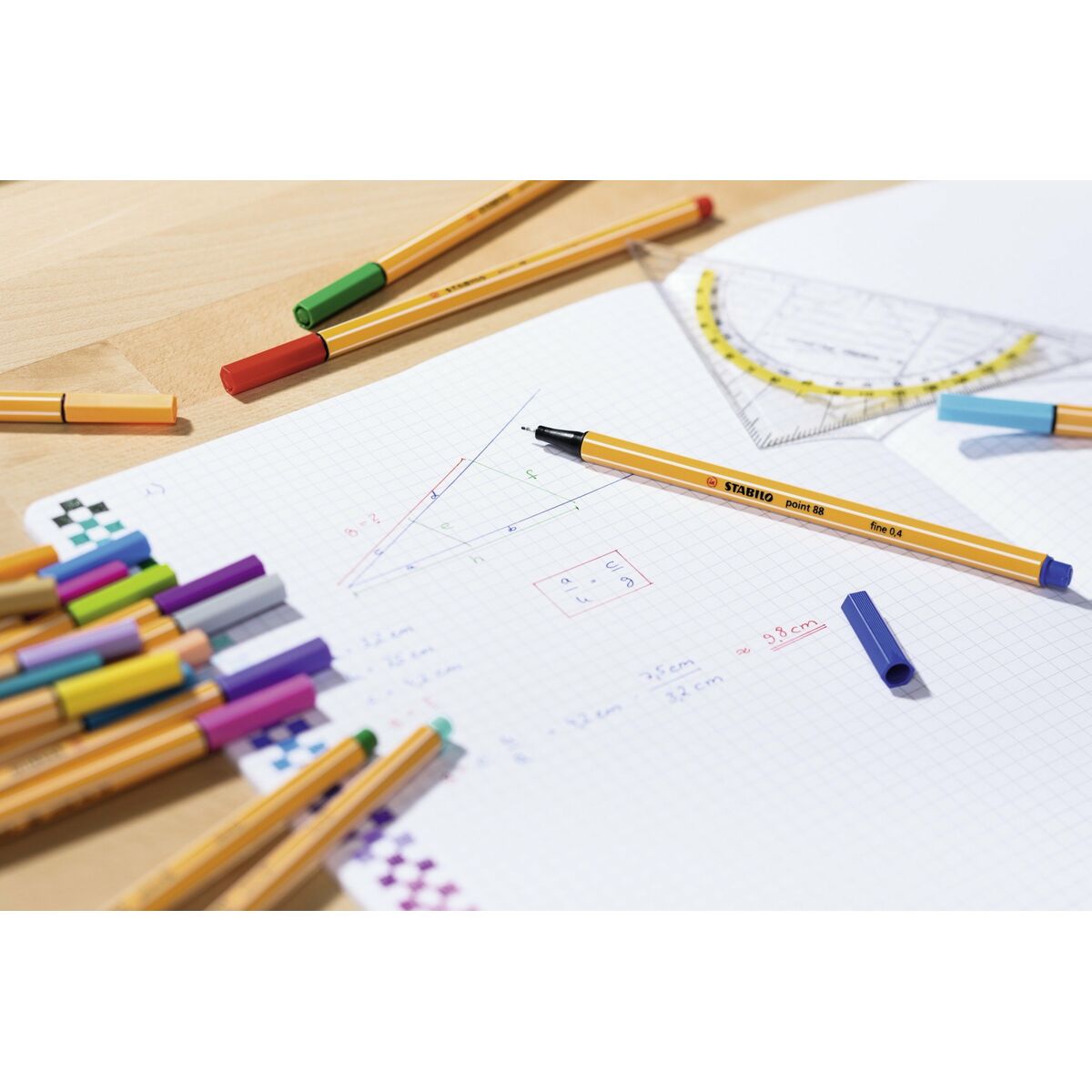 Set de Carioci Stabilo Point 88 20 Piese Multicolor - Birou și papetărie, Pixuri, creioane și articole de scris