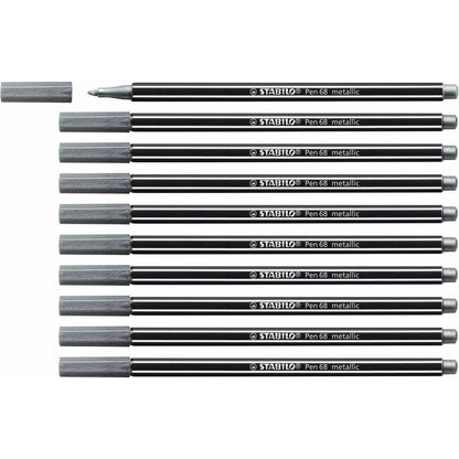 Carioci Stabilo Pen 68 metallic (10 Piese) - Birou și papetărie, Pixuri, creioane și articole de scris