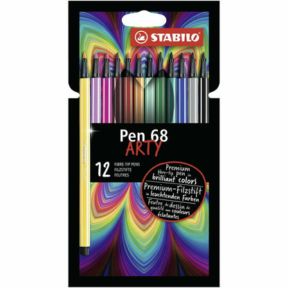 Set de Carioci Stabilo Pen 68 ARTY 12 Piese Multicolor - Birou și papetărie, Pixuri, creioane și articole de scris