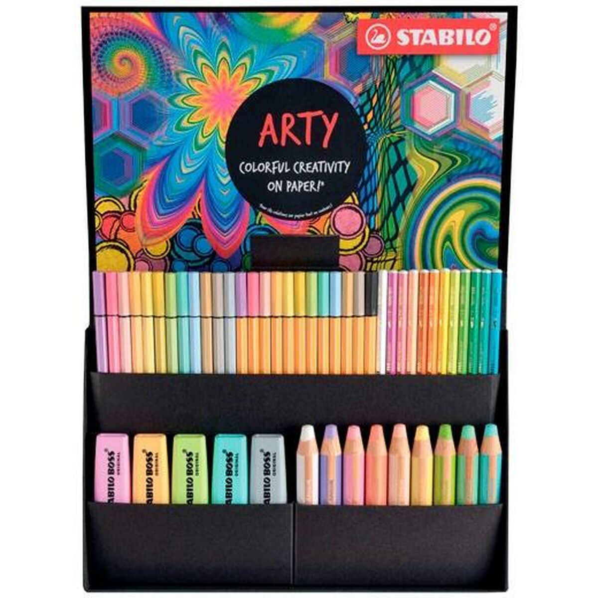 Carioci Stabilo Arty Plăcintă Multicolor - Birou și papetărie, Pixuri, creioane și articole de scris