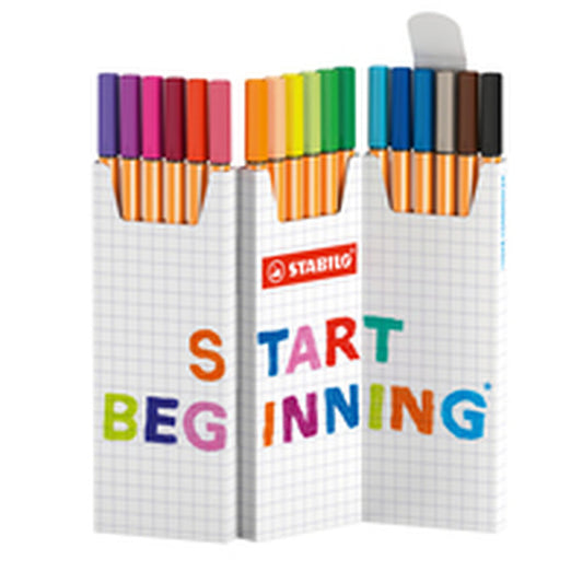 Carioci Stabilo Multicolor 18 Piese - Birou și papetărie, Pixuri, creioane și articole de scris
