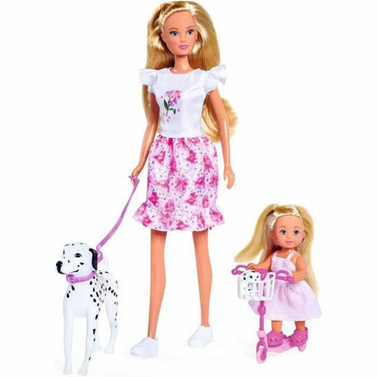 Păpușă Simba Love poupée dalmatien + Evi Love - Jucarii si jocuri, Păpuși și accesorii