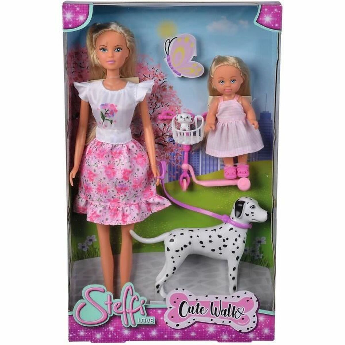 Păpușă Simba Love poupée dalmatien + Evi Love - Jucarii si jocuri, Păpuși și accesorii