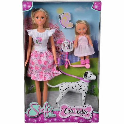 Păpușă Simba Love poupée dalmatien + Evi Love - Jucarii si jocuri, Păpuși și accesorii