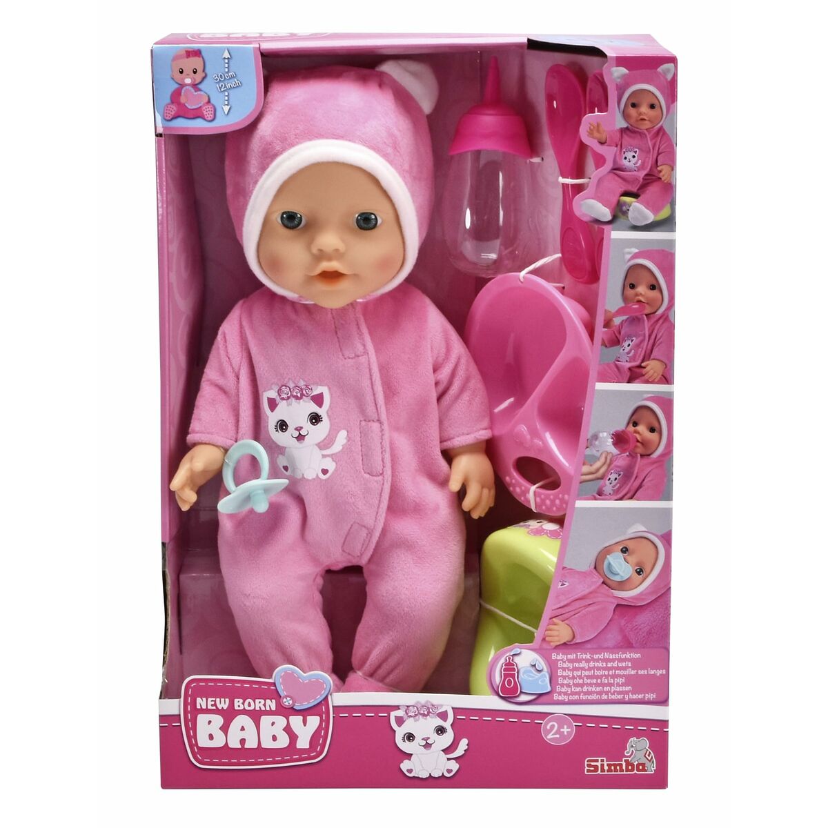 Păpușa New Born Baby Simba – Primul Tău Bebe de Îngrijit! - Jucarii si jocuri, Imitații de jocuri