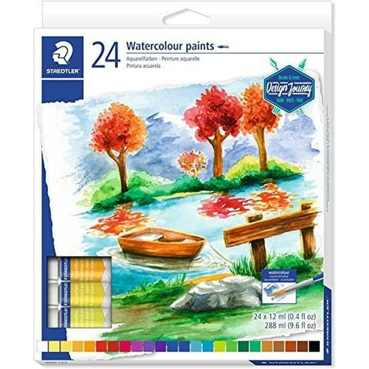 Set de vopsele acuarele Staedtler Design Journey 6 Piese 12 ml - Birou și papetărie, Arte și Meserii