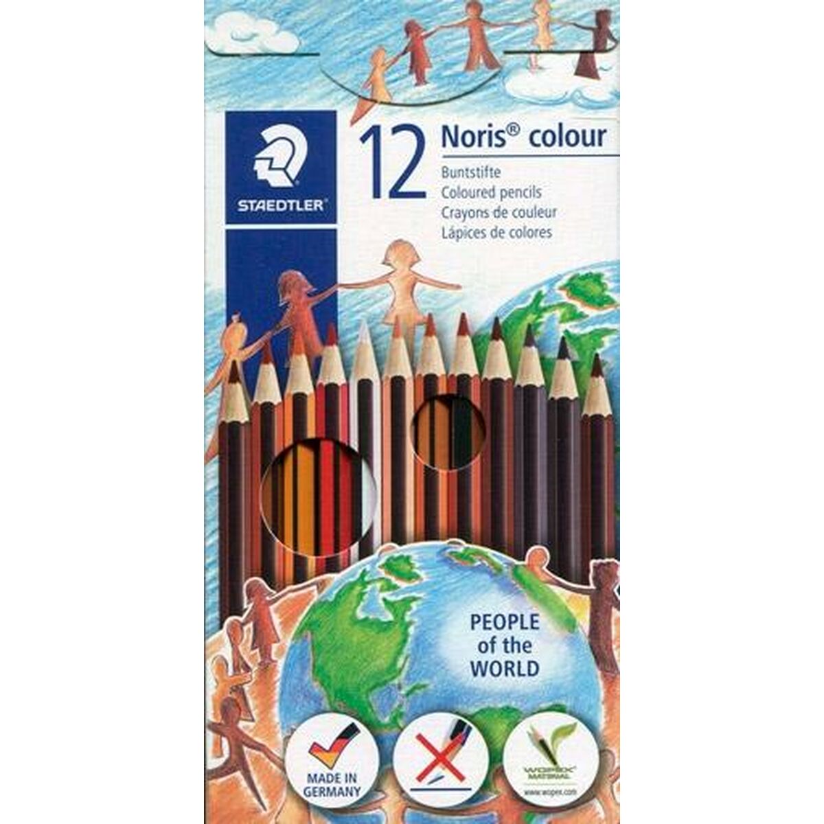 Creioane culori Staedtler Noris Colour Wopex Set 12 Piese (10 Unități) - Birou și papetărie, Arte și Meserii
