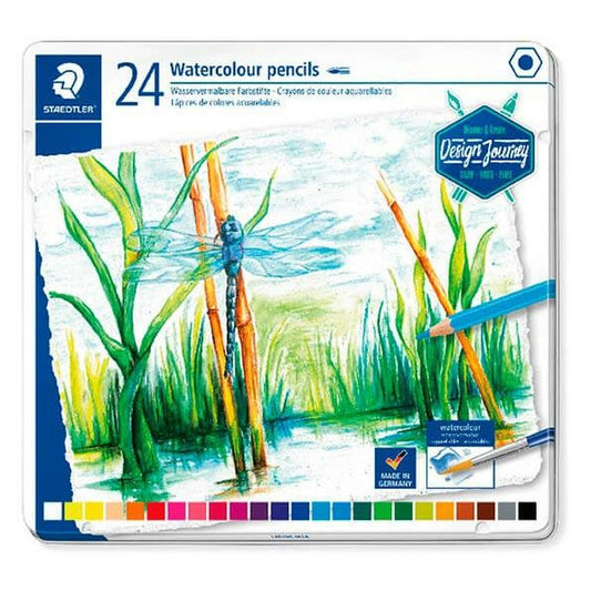 Creioane colorate acuarelă Staedtler Design Journey Multicolor (5 Unități) - Birou și papetărie, Arte și Meserii