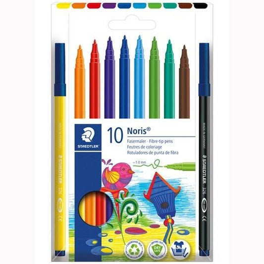 Set de Carioci Staedtler Noris 326 Multicolor (10 Unități) - Birou și papetărie, Pixuri, creioane și articole de scris