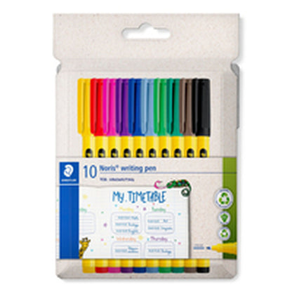 Carioci Staedtler Galben Multicolor (10 Unități) - Birou și papetărie, Pixuri, creioane și articole de scris
