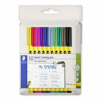 Carioci Staedtler Galben Multicolor (10 Unități) - Birou și papetărie, Pixuri, creioane și articole de scris