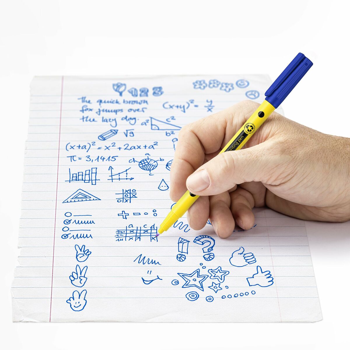 Carioci Staedtler Galben Multicolor (10 Unități) - Birou și papetărie, Pixuri, creioane și articole de scris