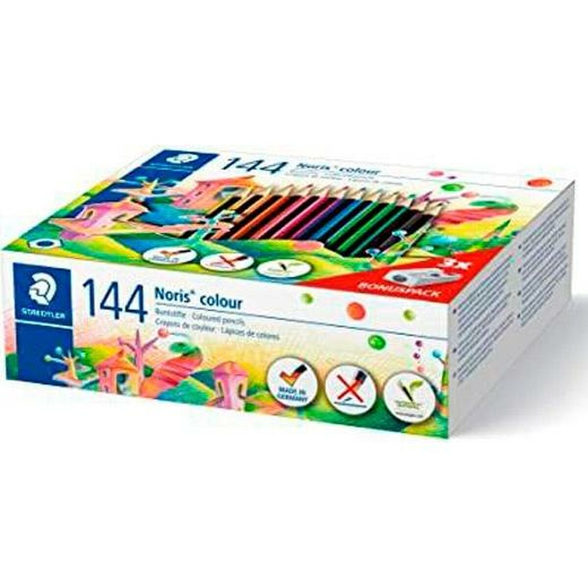 Creioane culori Staedtler Noris Colour Wopex Set (7 Unități) - Birou și papetărie, Arte și Meserii