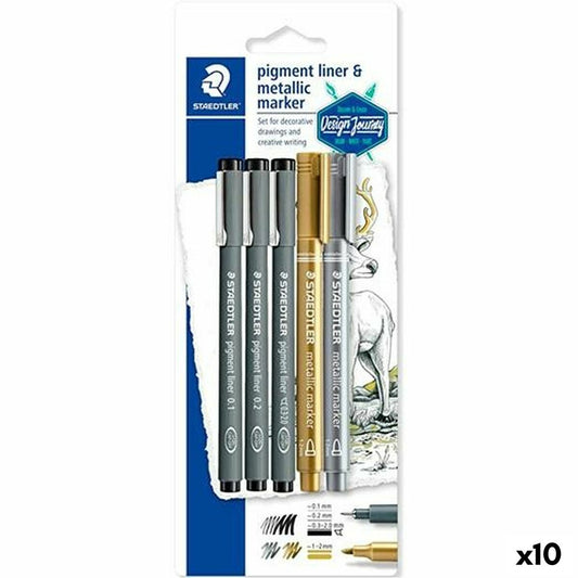 Set de Carioci Staedtler Design Journey (10 Unități) - Birou și papetărie, Pixuri, creioane și articole de scris
