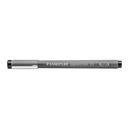 Carioci Staedtler Pigment Line Negru (10 Unități) - Birou și papetărie, Pixuri, creioane și articole de scris