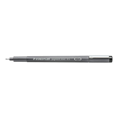 Carioci Staedtler Pigment Line Negru (10 Unități) - Birou și papetărie, Pixuri, creioane și articole de scris