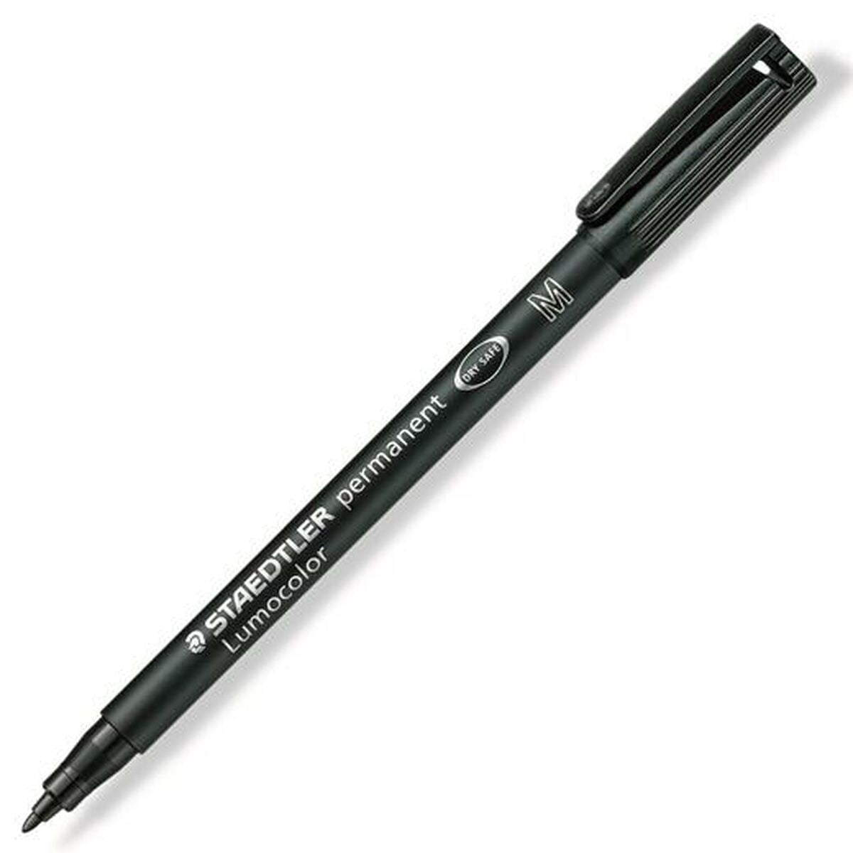 Marker permanent Staedtler Lumocolor 317-9 Negru (10 Unități) - Birou și papetărie, Pixuri, creioane și articole de scris