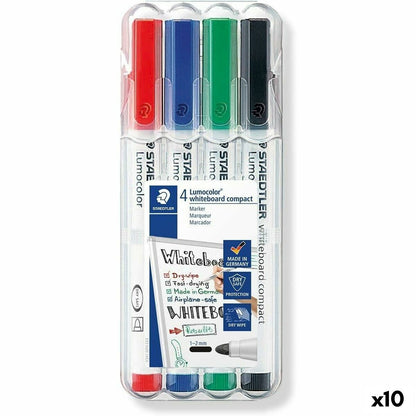 Set de Carioci Staedtler LUMOCOLOR 4 Piese (10 Unități) - Birou și papetărie, Pixuri, creioane și articole de scris