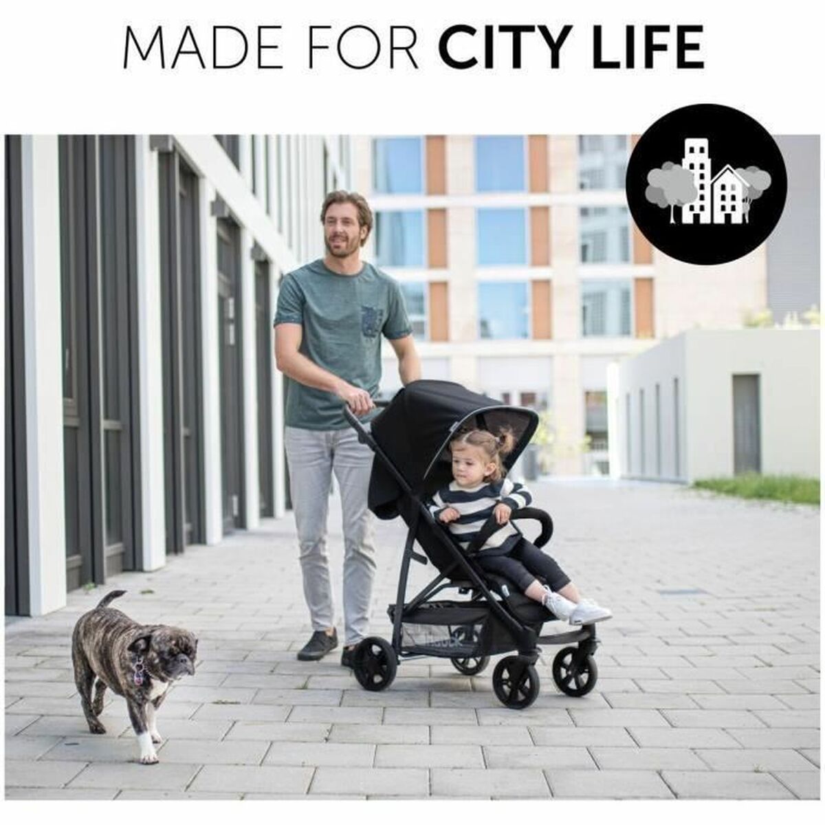 Cărucior de plimbat bebe Hauck Negru - Bebelus, Cărucioare, scaune și accesorii