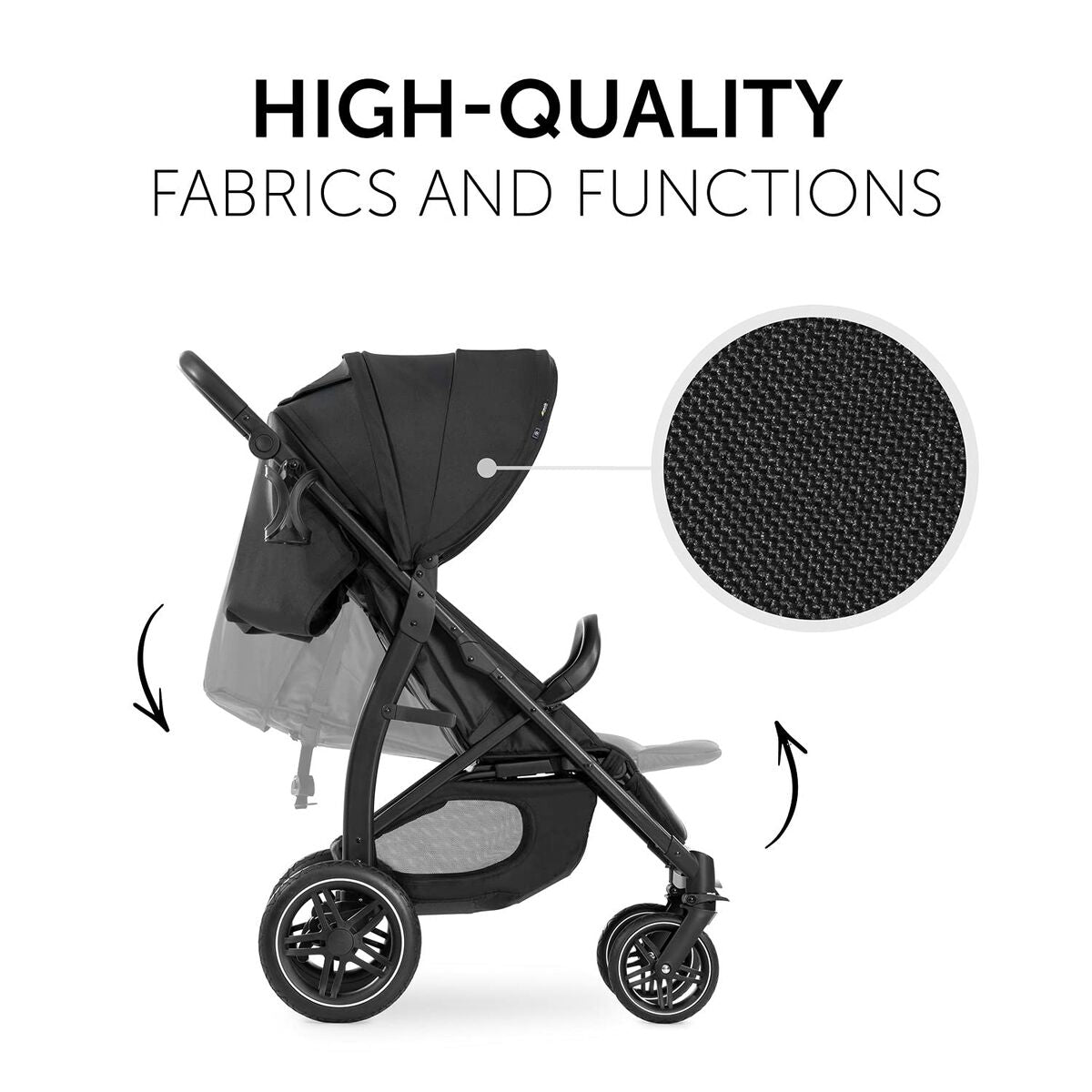 Cărucior de plimbat bebe Hauck Negru - Bebelus, Cărucioare, scaune și accesorii