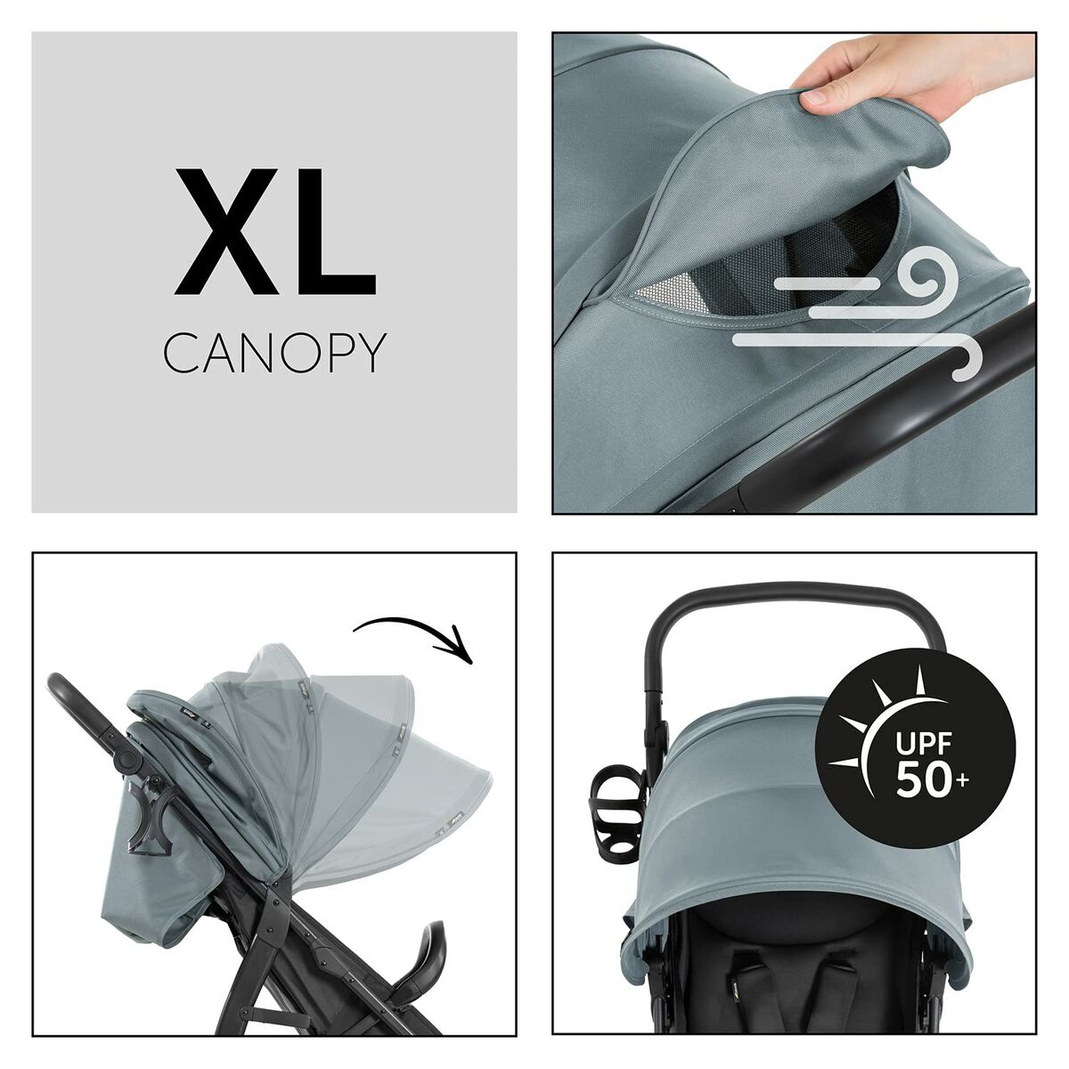 Cărucior de plimbat bebe Hauck Verde - Bebelus, Cărucioare, scaune și accesorii