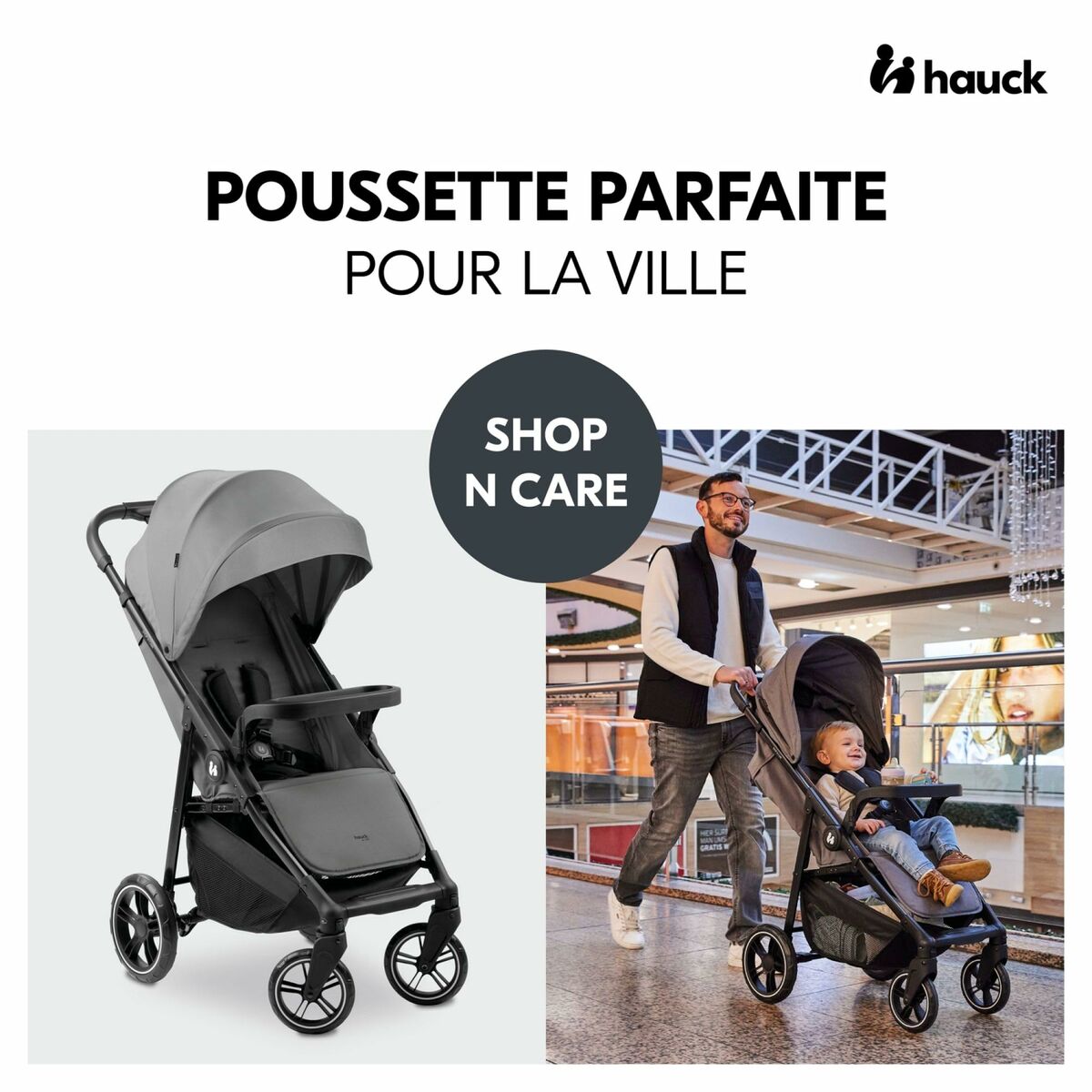 Cărucior de plimbat bebe Hauck Gri - Bebelus, Cărucioare, scaune și accesorii
