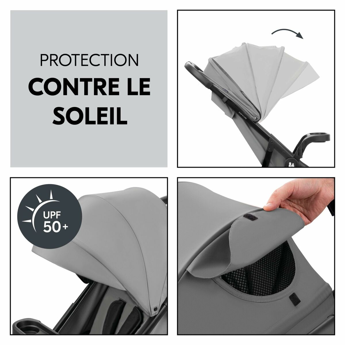 Cărucior de plimbat bebe Hauck Gri - Bebelus, Cărucioare, scaune și accesorii
