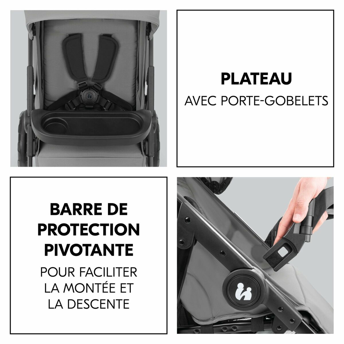 Cărucior de plimbat bebe Hauck Gri - Bebelus, Cărucioare, scaune și accesorii