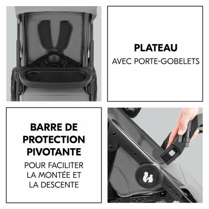 Cărucior de plimbat bebe Hauck Gri - Bebelus, Cărucioare, scaune și accesorii