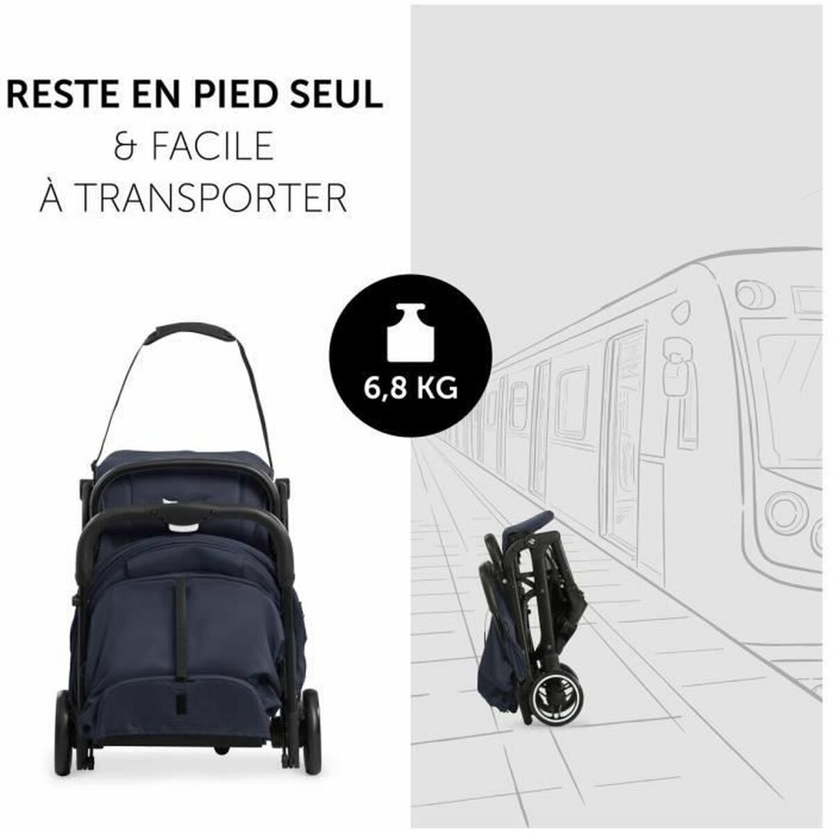 Cărucior de plimbat bebe Hauck Bej - Bebelus, Cărucioare, scaune și accesorii
