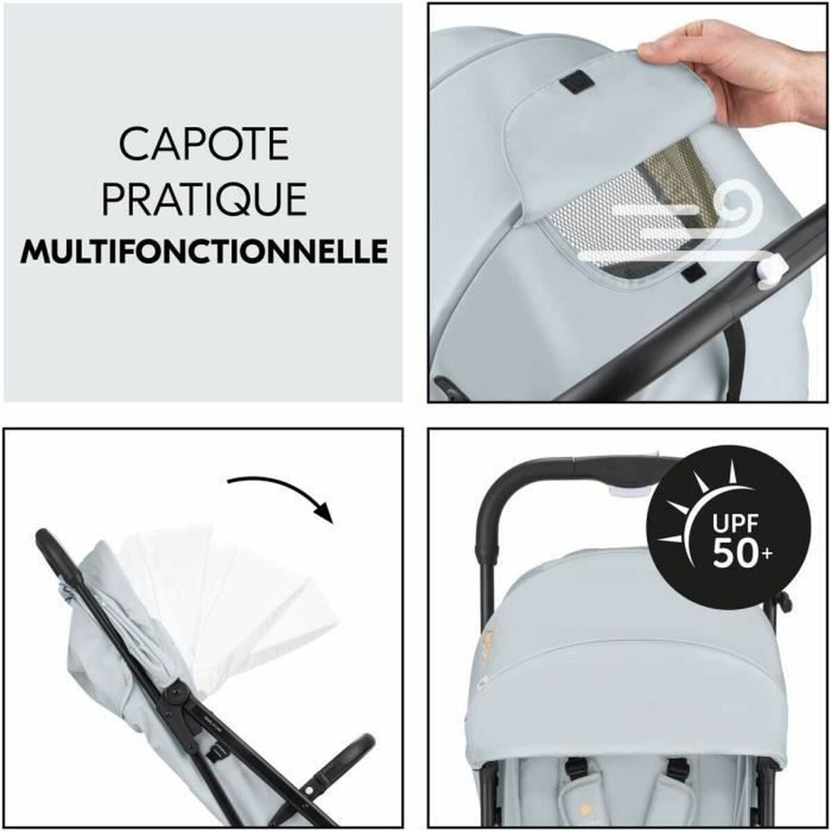 Cărucior de plimbat bebe Hauck Negru - Bebelus, Cărucioare, scaune și accesorii