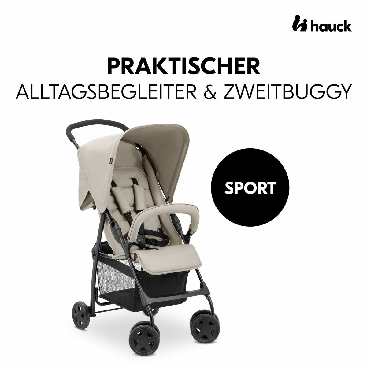 Cărucior de plimbat bebe Hauck Bej - Bebelus, Cărucioare, scaune și accesorii
