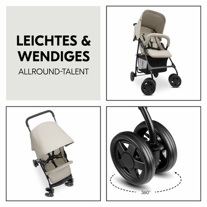 Cărucior de plimbat bebe Hauck Bej - Bebelus, Cărucioare, scaune și accesorii